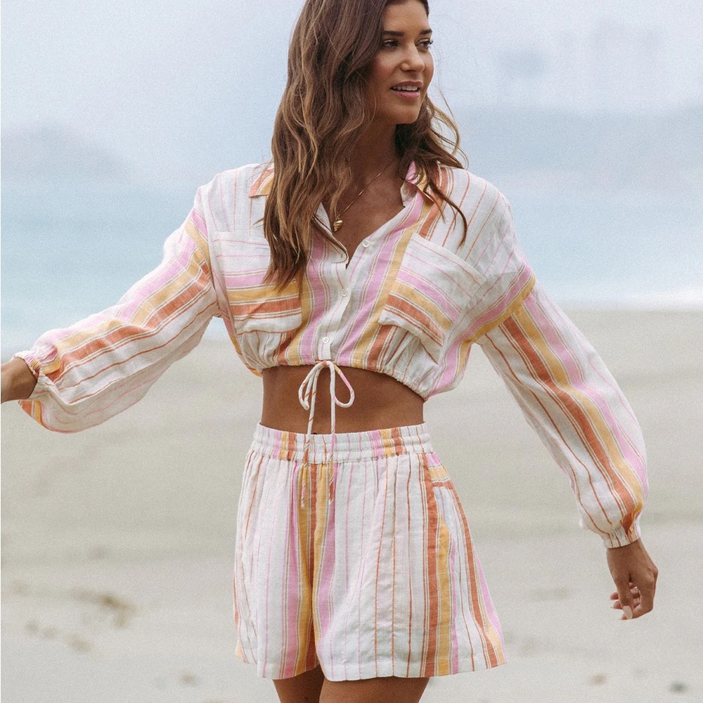 NWT L*Space Multicolor Striped Set (St.Lucia)